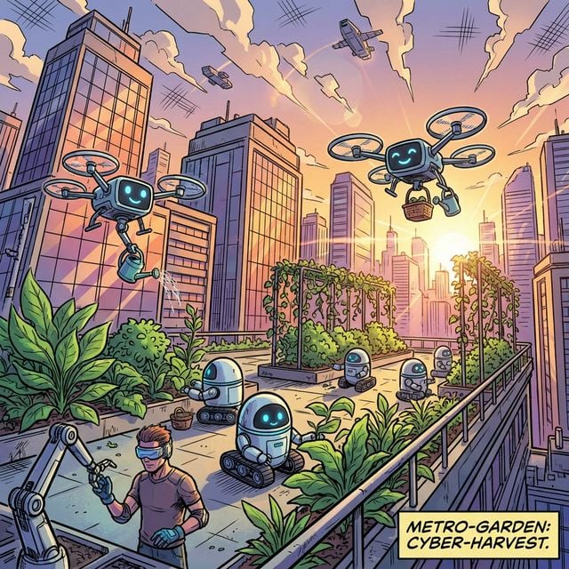 Futuristic Urban Garden